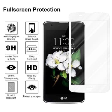 LG K7 2016 Suojakalvo Karkaistu lasi Näytönsuoja