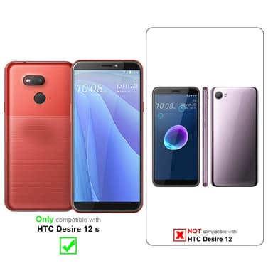 HTC Desire 12s Suojakuori Universaali (Musta)
