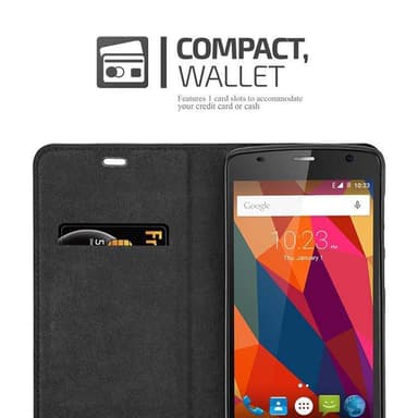 ZTE Blade L5 PLUS Suojakuori Lompakkokotelo (Ruskea)