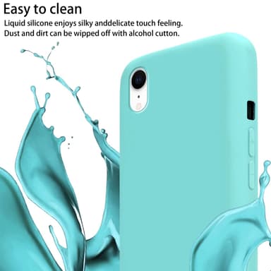 Suojakuori iPhone XR Kotelo Ketju (Turkoosi)