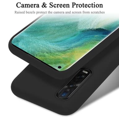 Oppo FIND X2 PRO Suojakuori Kotelo Case (Musta)