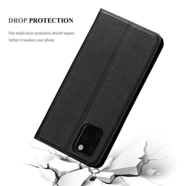 iPhone 11 PRO Suojakuori Lompakkokotelo (Musta)