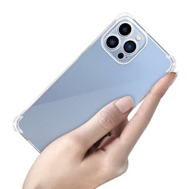 iPhone 13 PRO MAX Suojakuori Kotelo (Läpinäkyvä)