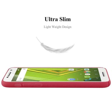 Motorola MOTO X PLAY Suojakuori Kotelo (Punainen)