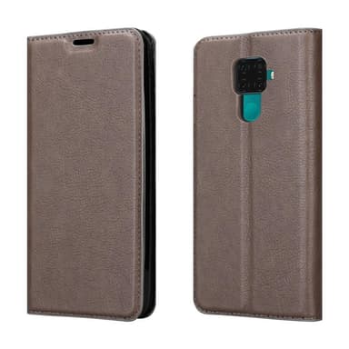 Huawei MATE 30 LITE Suojakuori Lompakkokotelo (Ruskea)
