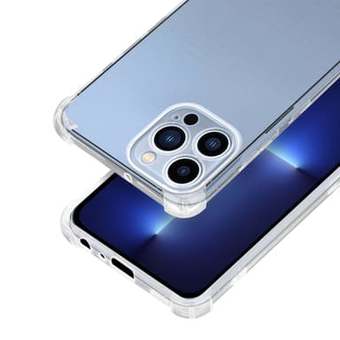iPhone 13 PRO MAX Suojakuori Kotelo (Läpinäkyvä)