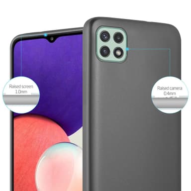 Samsung Galaxy A22 5G Suojakuori Kotelo (harmaa)