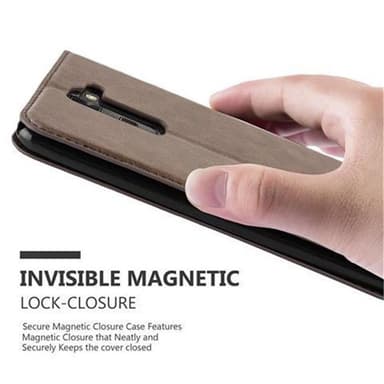 LG STYLUS 2 Suojakuori Lompakkokotelo (Ruskea)