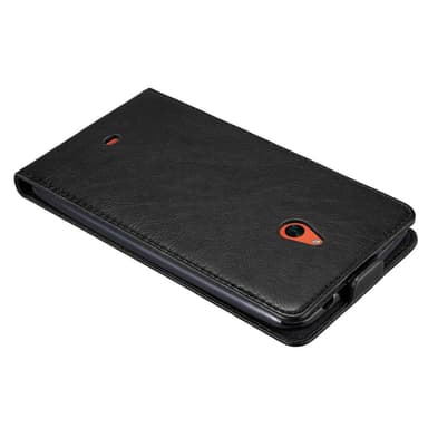 Nokia Lumia 1320 Suojakuori Lompakkokotelo (Musta)