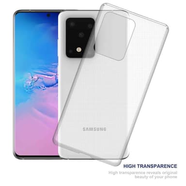 Samsung Galaxy S20 ULTRA Suojakuori Kotelo (Läpinäkyvä)