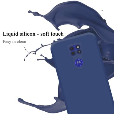 Motorola MOTO G9 PLAY Suojakuori Kotelo (Sininen)