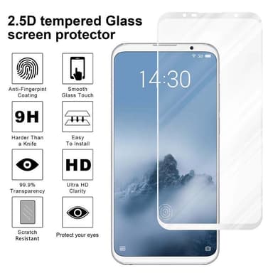 MEIZU 16TH Suojakalvo Karkaistu lasi Näytönsuoja