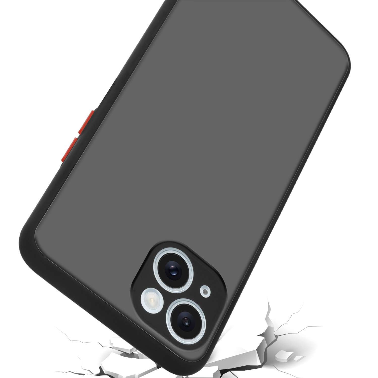 iPhone 15 Suojakuori Kotelo (Musta)