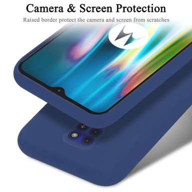 Motorola MOTO G9 PLAY Suojakuori Kotelo (Sininen)