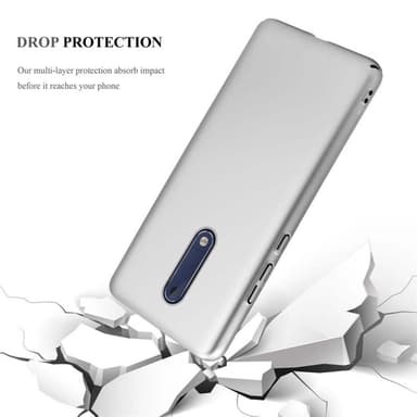 Nokia 5 2017 Suojakuori Kotelo Cover (Hopea)