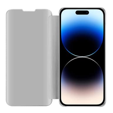 Suojakuori iPhone 14 PRO Lompakkokotelo (Hopea)