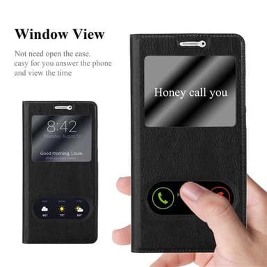 Lompakkokotelo Huawei MATE 9 Case (Musta)