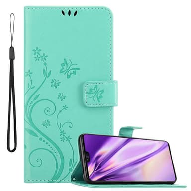 Huawei MATE 30 Suojakuori Lompakkokotelo (Turkoosi)