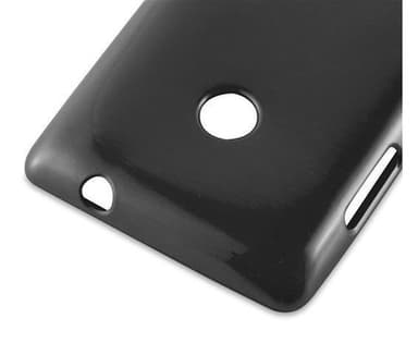 Nokia Lumia 525 Suojakuori Kotelo (Musta)