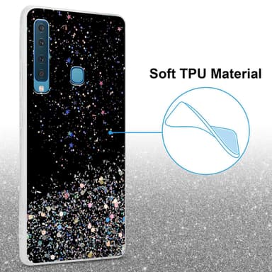 Samsung Galaxy A9 2018 Suojakuori Kotelo (Musta)