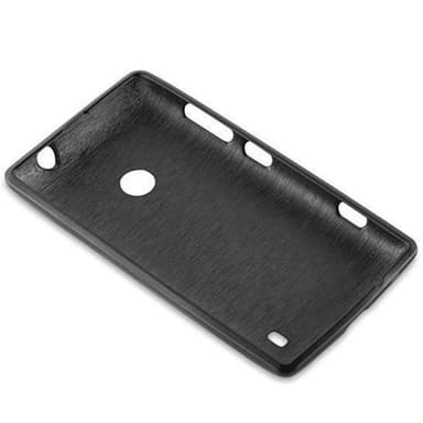 Nokia Lumia 525 Suojakuori Kotelo (Musta)