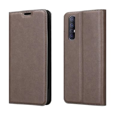 Oppo FIND X2 PRO Suojakuori Lompakkokotelo (Ruskea)