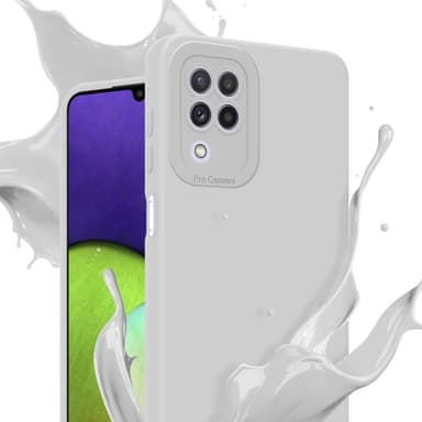 Samsung Galaxy A22 4G Suojakuori Kotelo (Valkoinen)