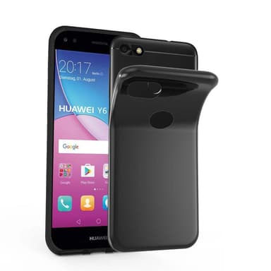 Huawei Y6 PRO 2017 Suojakuori Kotelo (Musta)