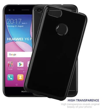 Huawei Y6 PRO 2017 Suojakuori Kotelo (Musta)