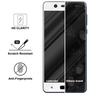 Nokia 5 2017 Suojakalvo Karkaistu lasi Näytönsuoja