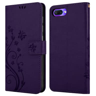 Honor 10 Suojakuori Lompakkokotelo (Violetti)