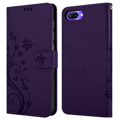 Honor 10 Suojakuori Lompakkokotelo (Violetti)