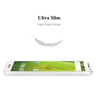 Motorola MOTO X PLAY Suojakuori Kotelo (Hopea)