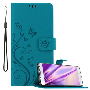 Samsung Galaxy S4 Suojakuori Lompakkokotelo (Sininen)