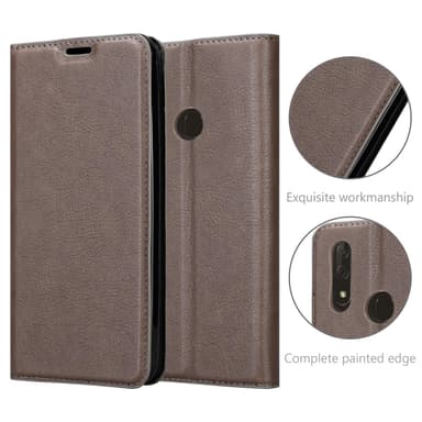 ZTE Blade V10 Suojakuori Lompakkokotelo (Ruskea)