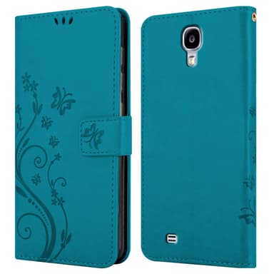 Samsung Galaxy S4 Suojakuori Lompakkokotelo (Sininen)