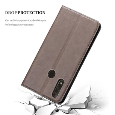 ZTE Blade V10 Suojakuori Lompakkokotelo (Ruskea)