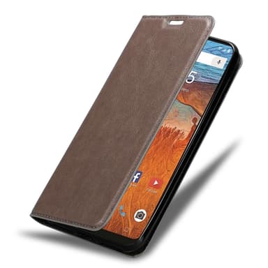 ZTE Blade V10 Suojakuori Lompakkokotelo (Ruskea)