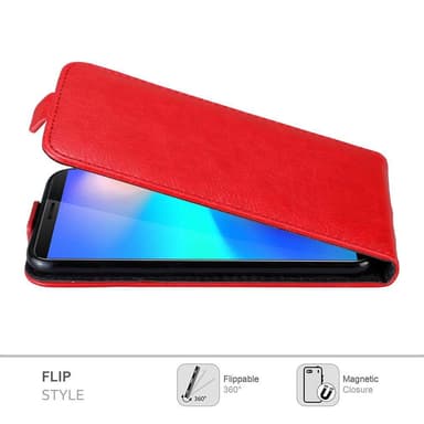 Cubot J3 PRO Suojakuori Lompakkokotelo (Punainen)