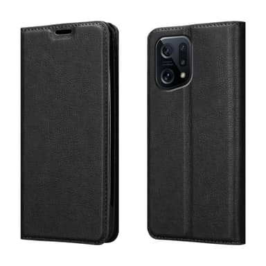 Oppo FIND X5 Suojakuori Lompakkokotelo (Musta)
