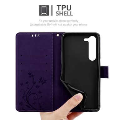Samsung Galaxy S23 Suojakuori Lompakkokotelo (Violetti)