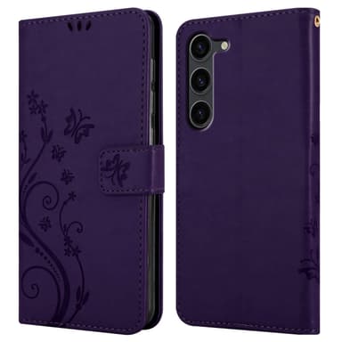 Samsung Galaxy S23 Suojakuori Lompakkokotelo (Violetti)