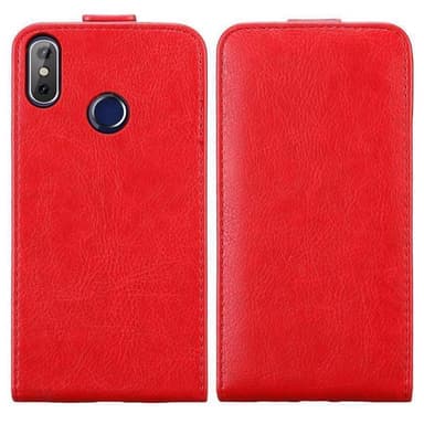 Cubot J3 PRO Suojakuori Lompakkokotelo (Punainen)