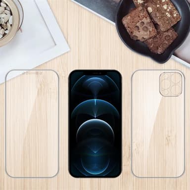 iPhone 13 MINI Suojakuori Case Cover (Läpinäkyvä)