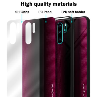 Huawei P30 PRO Suojakuori Kotelo (Vaaleanpunainen)