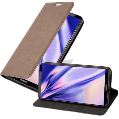 Huawei MATE 10 PRO Suojakuori Lompakkokotelo (Ruskea)