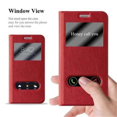 Lompakkokotelo Samsung Galaxy J7 2016 Case (Punainen)