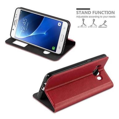 Lompakkokotelo Samsung Galaxy J7 2016 Case (Punainen)