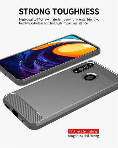 Suojakuori Samsung Galaxy A20s Kotelo (harmaa)