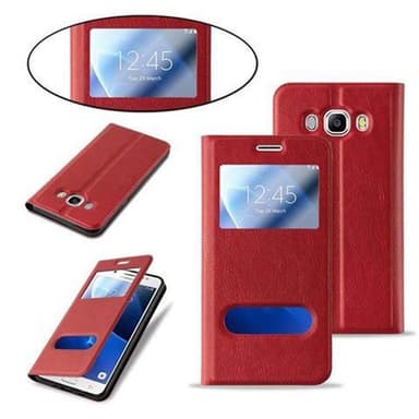 Lompakkokotelo Samsung Galaxy J7 2016 Case (Punainen)